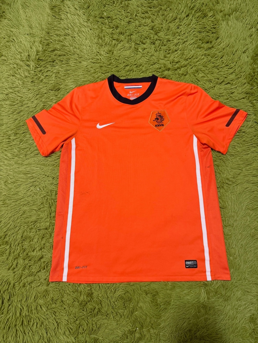 Nike Netherlands 2010/11 Home Shirt KNVB Football Soccer Jersey Mens Size Large